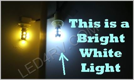 Bright White 9 LED T10 socket T10-9BW SKU325 - Click Image to Close