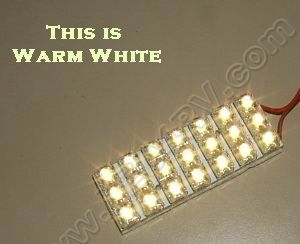 T10 Socket 21LED Warm White Pad T10P21x68WW SKU331