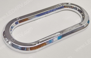4 screw Chrome Bezel for 60 Series Light SKU2520