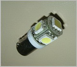 Bax9s socket 5 LED in Bright White SKU110
